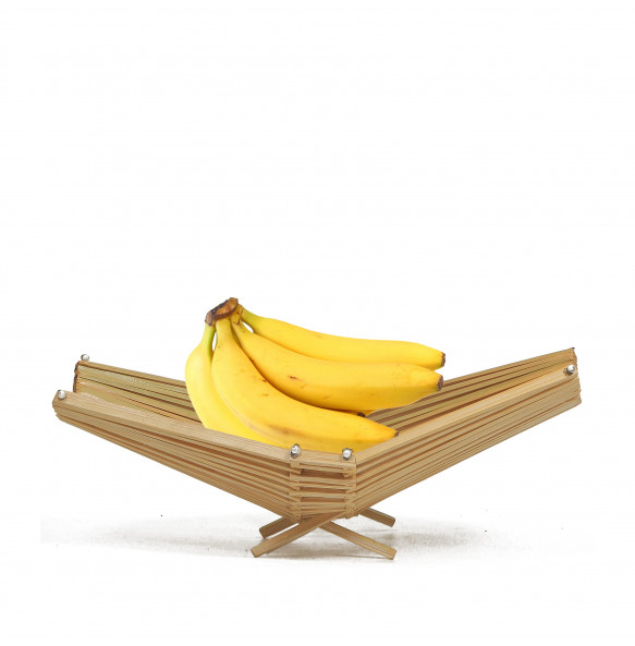FIKERTE_Folding Bamboo fruit basket