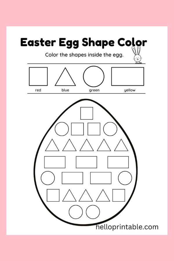 Easter activities Printables for kids - helloprintable.com