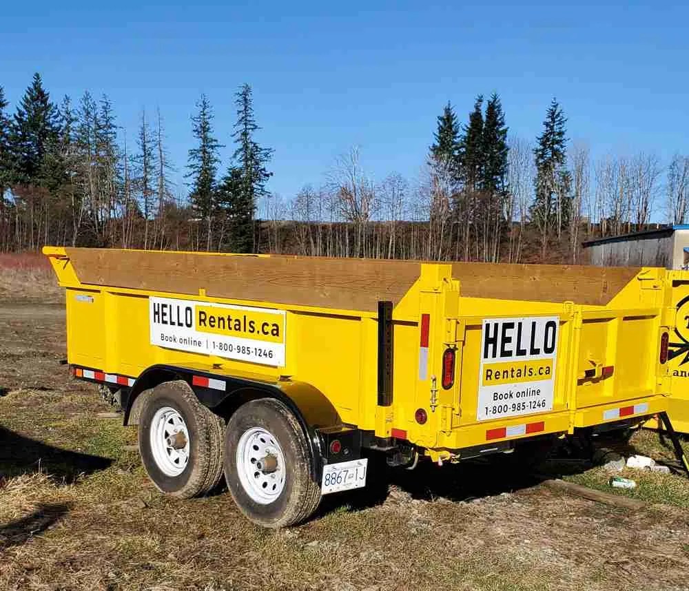 Rent a Dump Trailer Hello Rentals