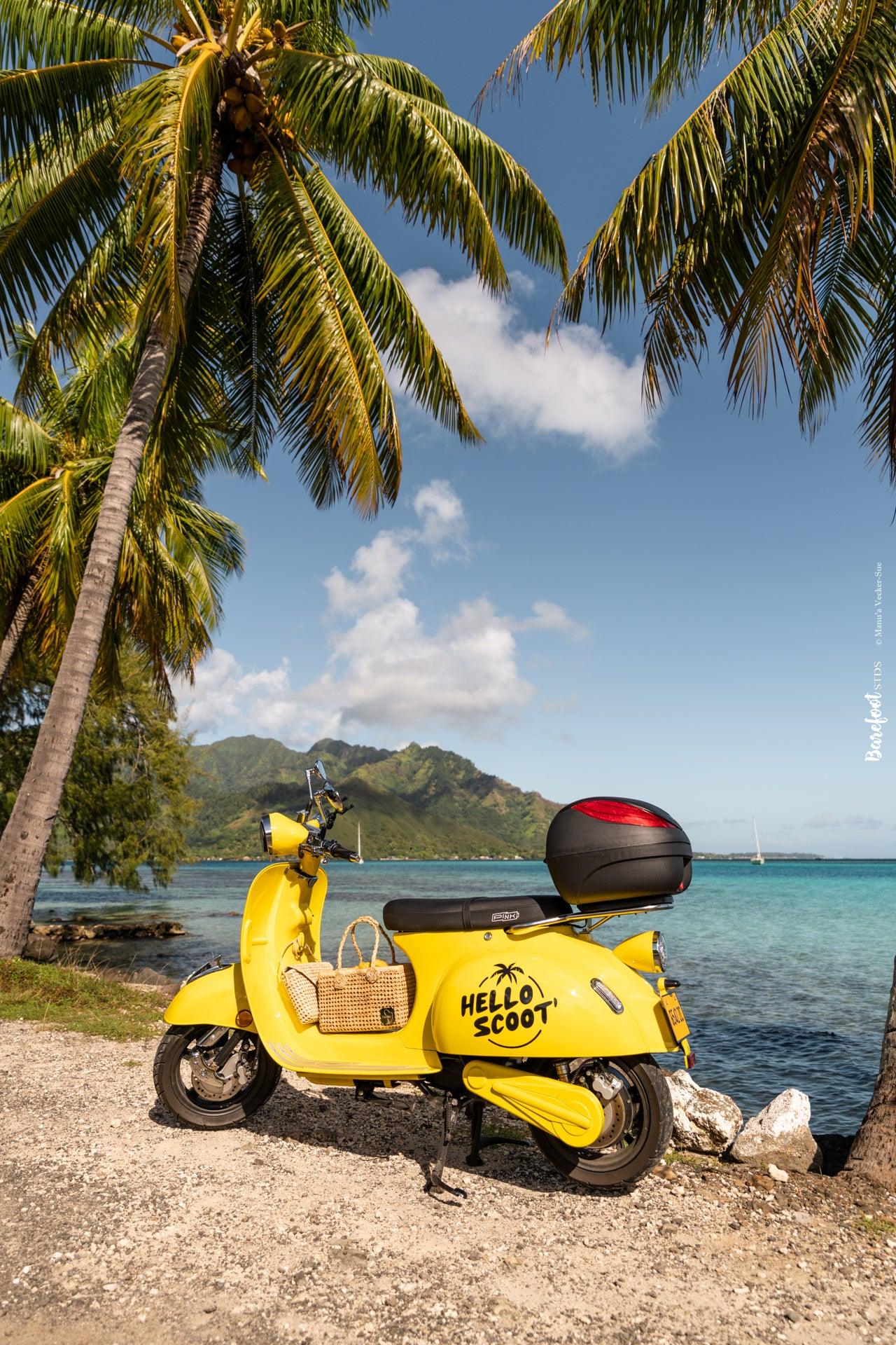 Scooter rental Tahiti and Moorea Hello Scoot'