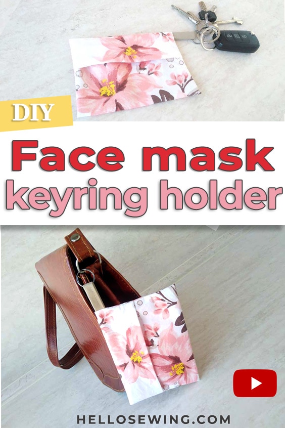 DIY Face Mask Pouch Sewing tutorial Sewing