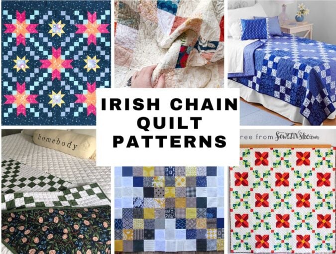 20+ Irish Chain Quilt Patterns Free And Easy To Whip Up ⋆ Hello Sewing
