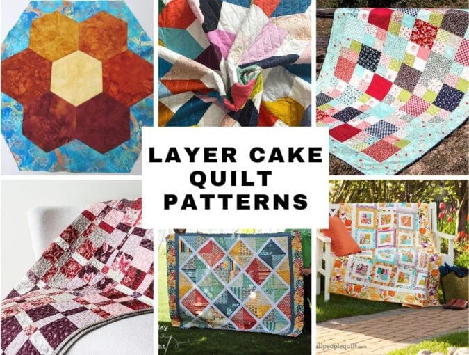 Free Layer Cake Quilt Patterns To Create Your Own Masterpiece ⋆ Hello