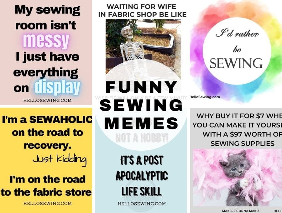 Funny Sewing Memes You Can Achingly Relate To ⋆ Hello Sewing