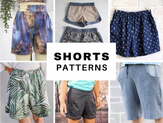 20+ Free Sewing Patterns For Shorts For Everyone In The Family ⋆ Hello