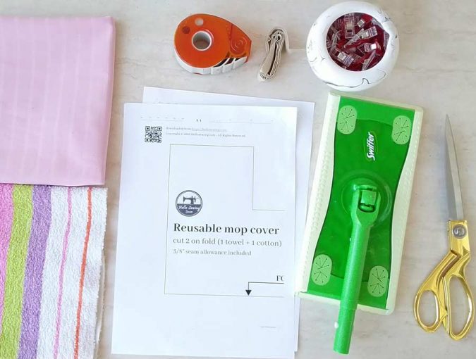 DIY Reusable Swiffer Mop Pads (Wet Or Dry) How To Make Swiffer Pads ⋆