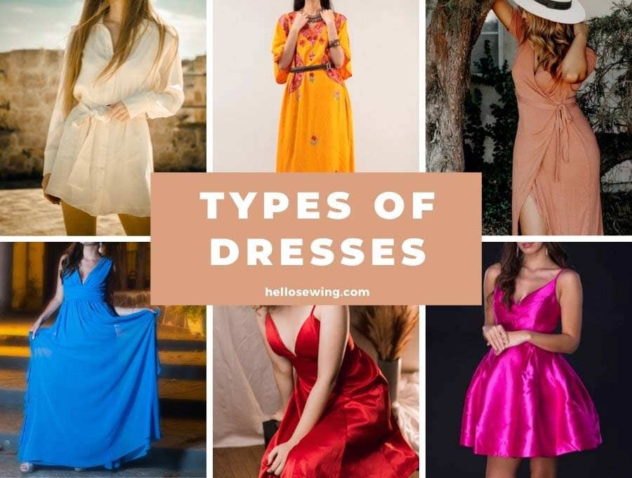 40+ Types Of Dresses Ultimate Guide To Dress Styles ⋆ Hello Sewing