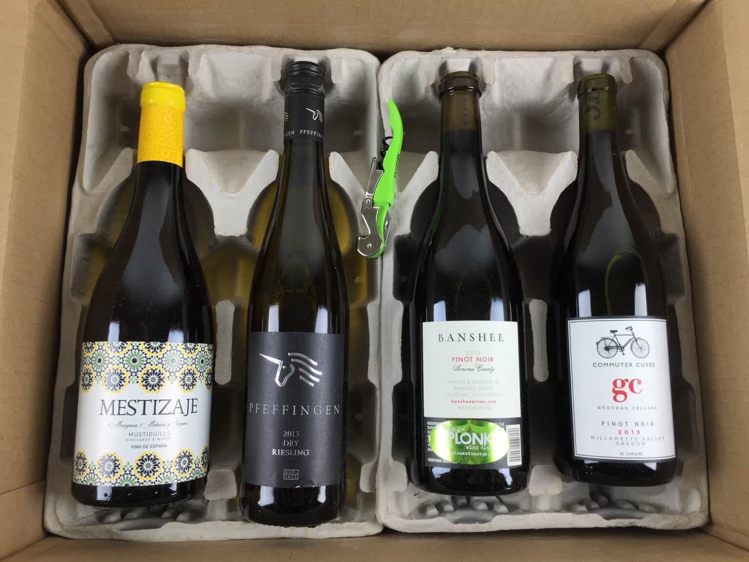 Plonk Wine Club Subscription Box Review February 2015