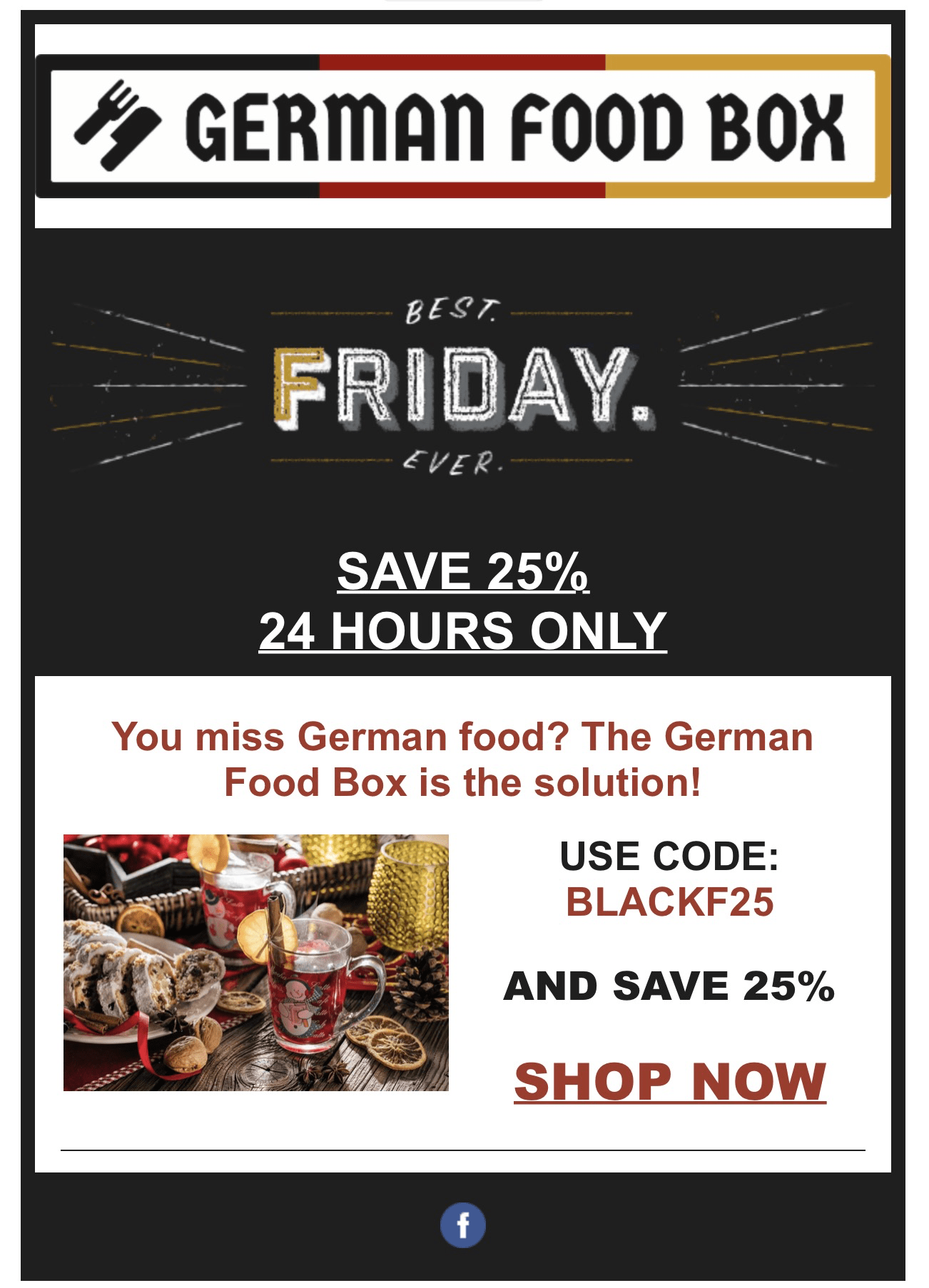German Food Box Black Friday Coupon Save 25! hello subscription