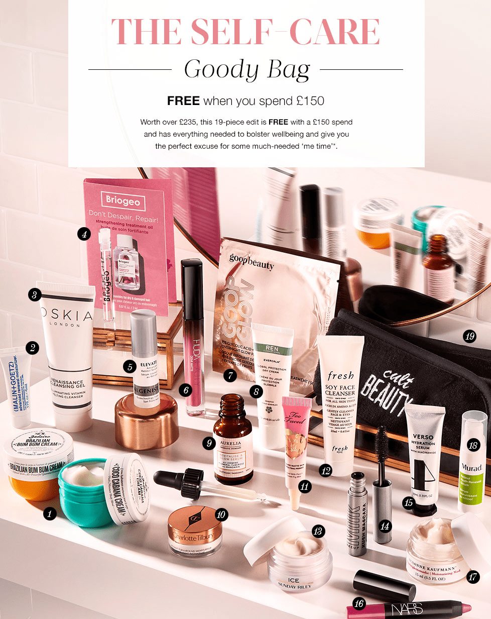 Cult Beauty Luxe Skin Care Goody Bag GWP Available Now + Full Spoilers! hello subscription