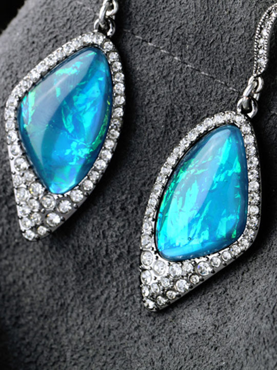 Resort Iridescent Statement Earrings Hello Supply Modern Jewelry