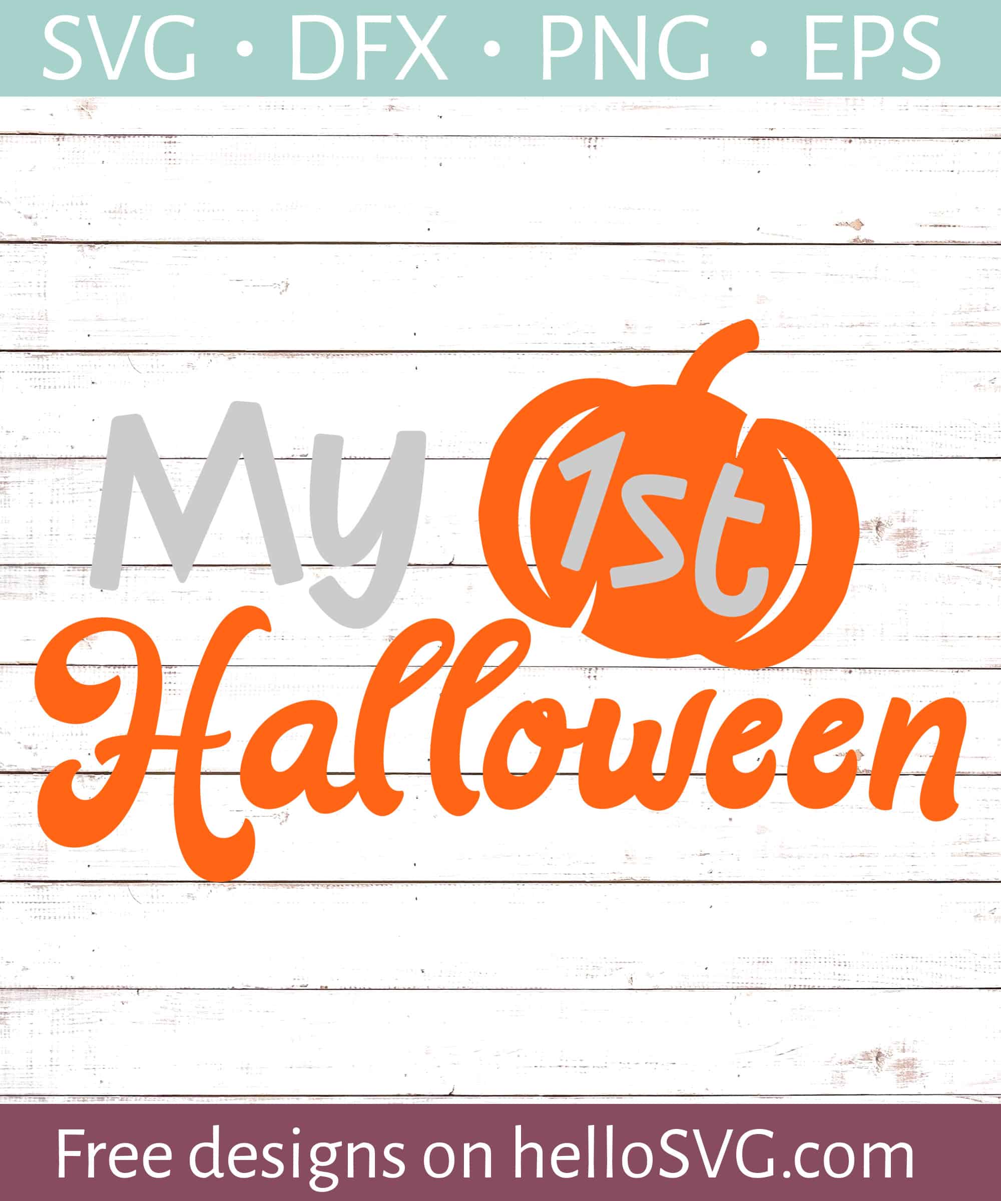 My First Halloween svg Pumpkin svg Halloween svg Tshirt Designs Baby