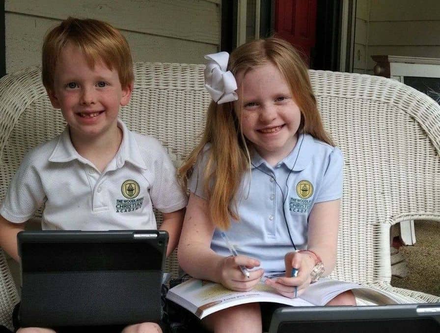 The Woodlands Christian Academy Distance Learning provides