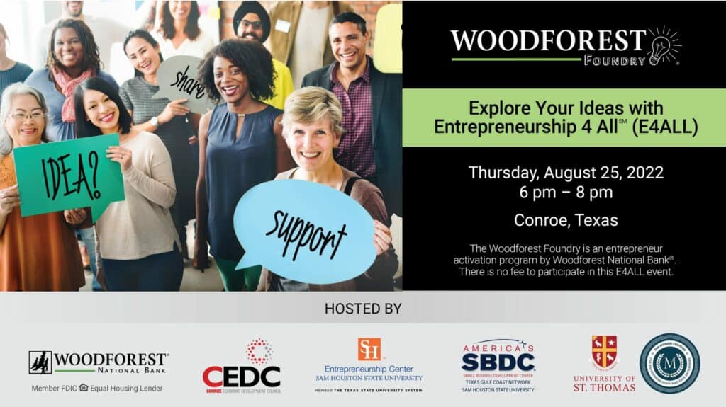 Woodforest National Bank to Launch its Woodforest Foundry in Conroe, TX