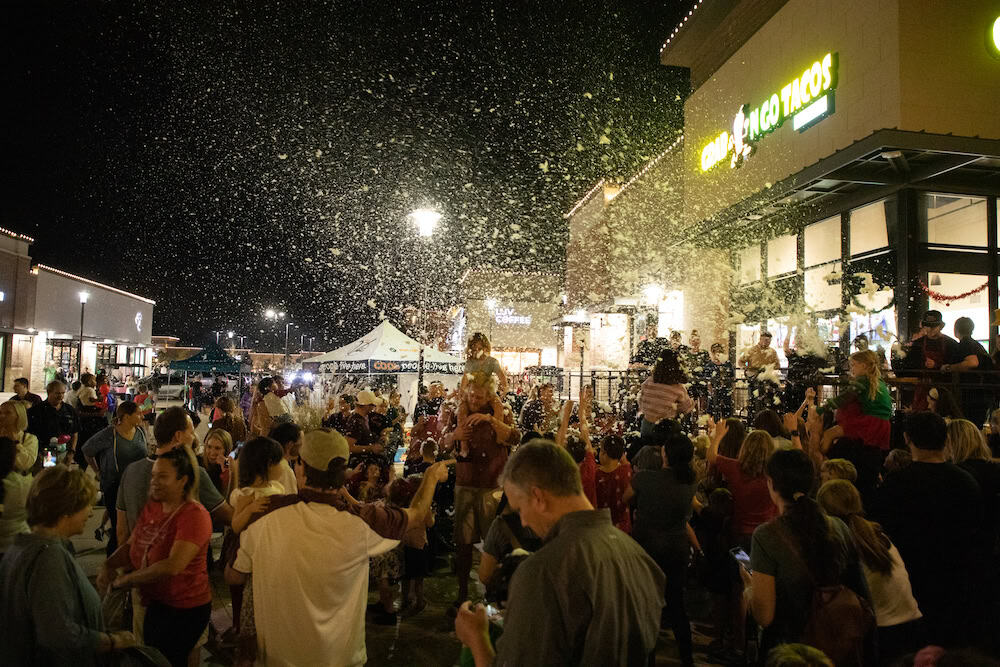 Woodforest hosts Deck the Pines Holiday Block Party in Pine Market