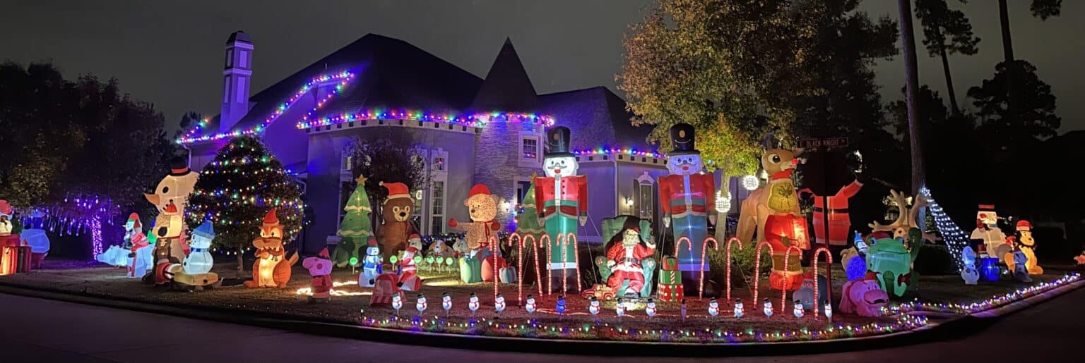 Christmas Lights in The Woodlands Area 2022 Hello Woodlands