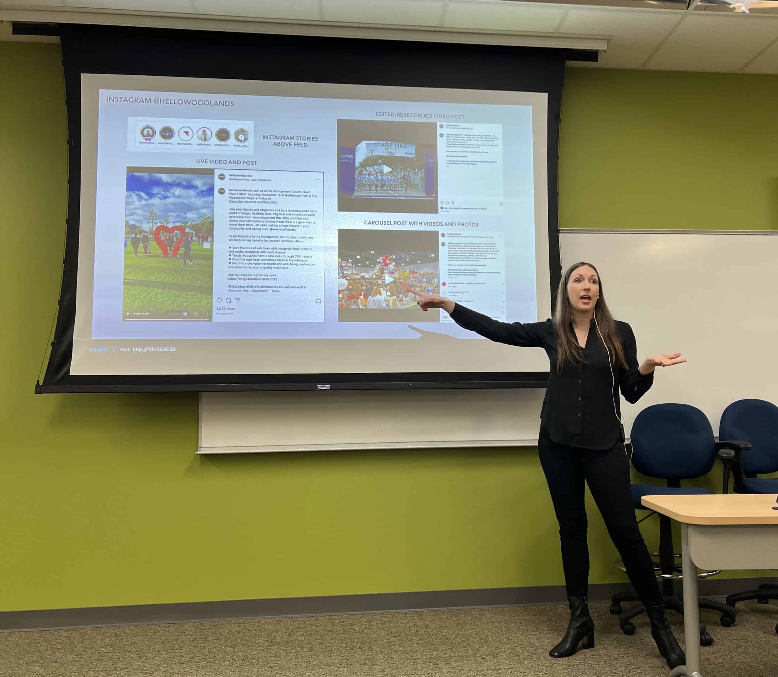 Hello Woodlands Founder Presents "Building a Buzzworthy Business with