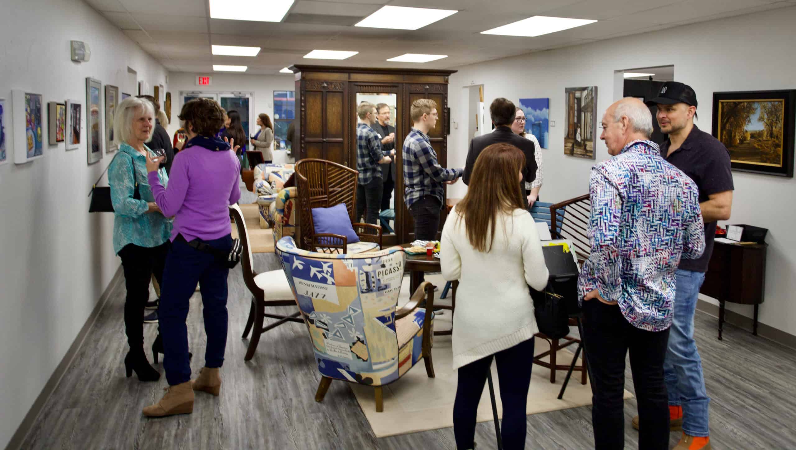 "Shadows & Reflections" Group Art Show now on display at The Woodlands