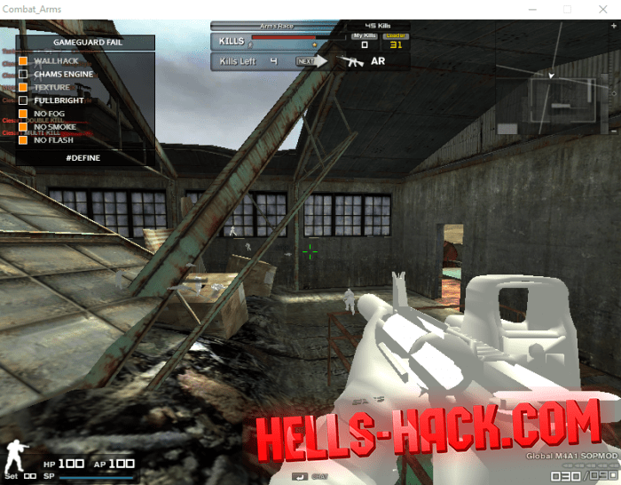 Download Cheats for Arms of War Classic Hack WalHack, Chams, No Textures