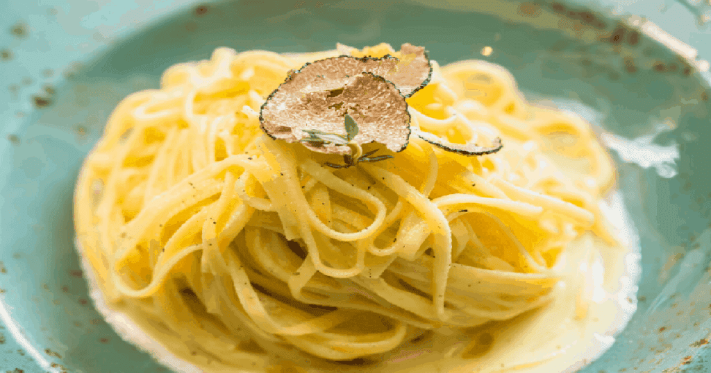 Amazing Truffle Spaghetti Carbonara