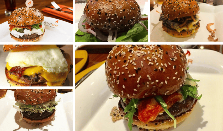 Gordon Ramsay's Top Signature Burgers Las Vegas & Chicago Menu