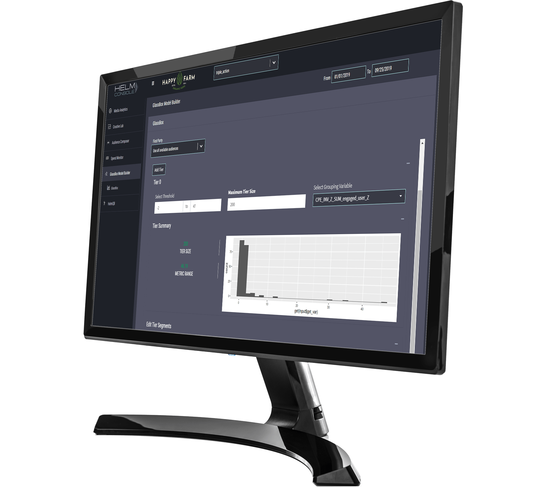 Helm GlassBox Custom Programmatic RTB Model Builder