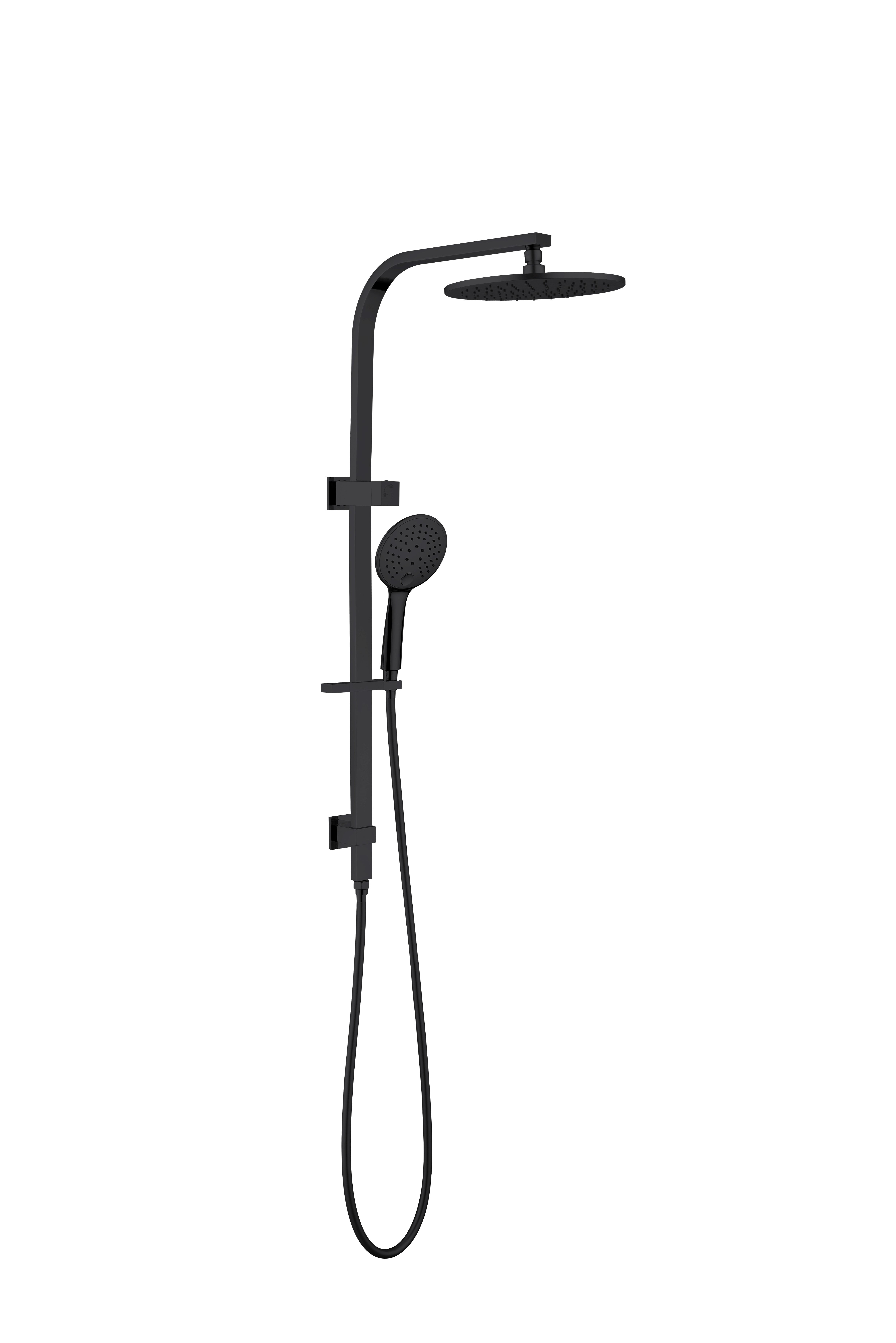 Buy Combo Sliding Shower Set in Matt Black Online in Australia Helmex