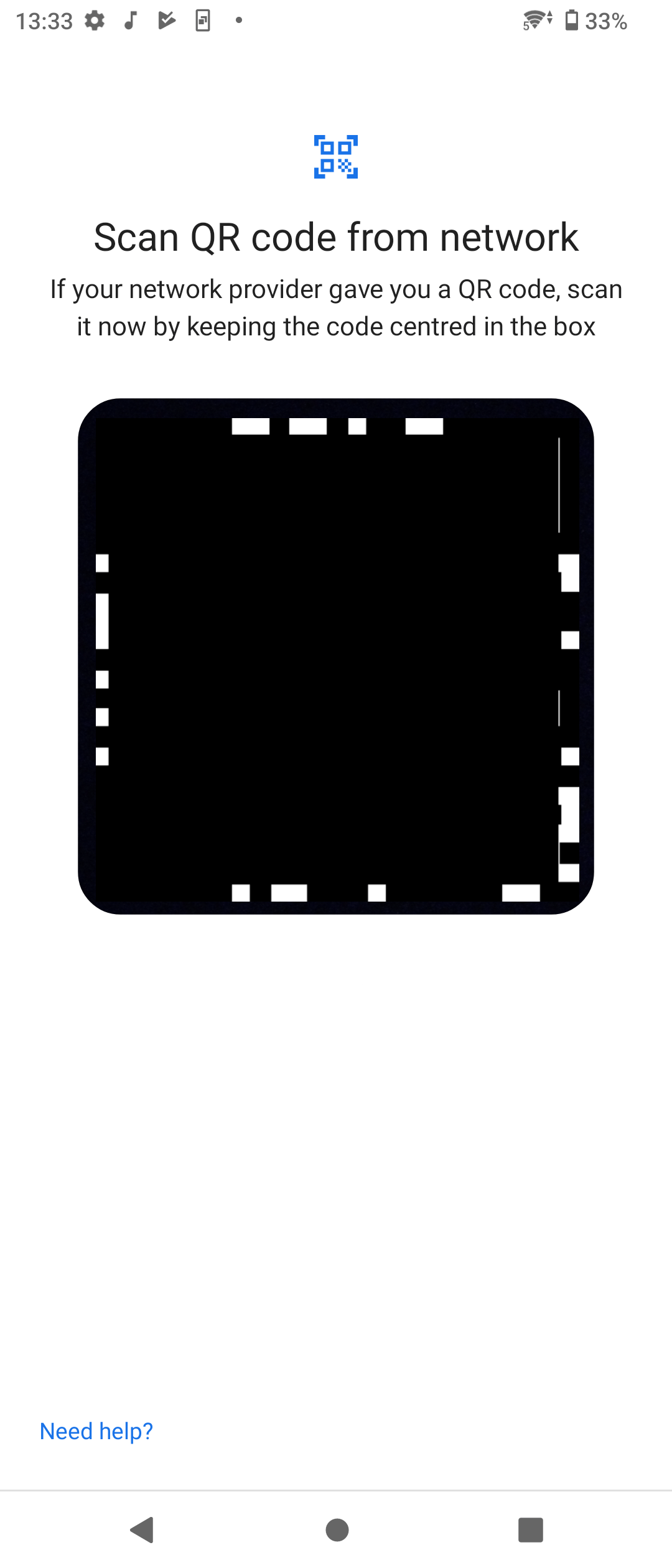 How to install an eSIM using a QR Code on Sony Devices Blue Islands