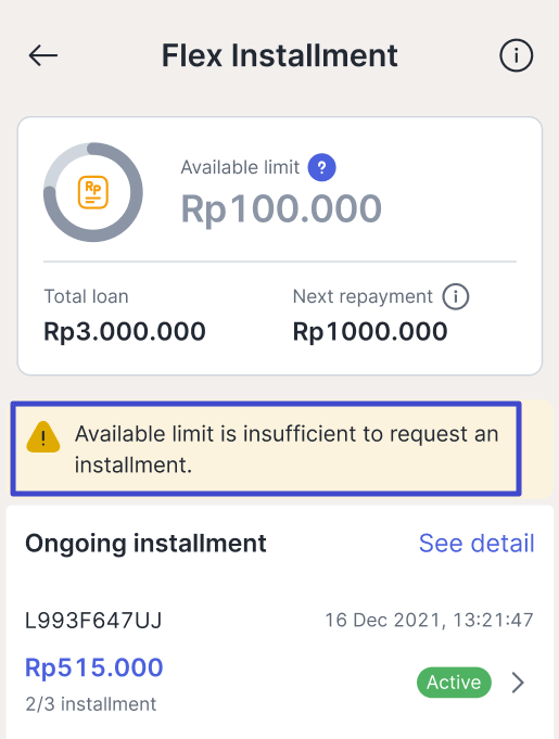 Penyebab Request Flex Installment Tidak Dapat Diakses pada Mekari Flex
