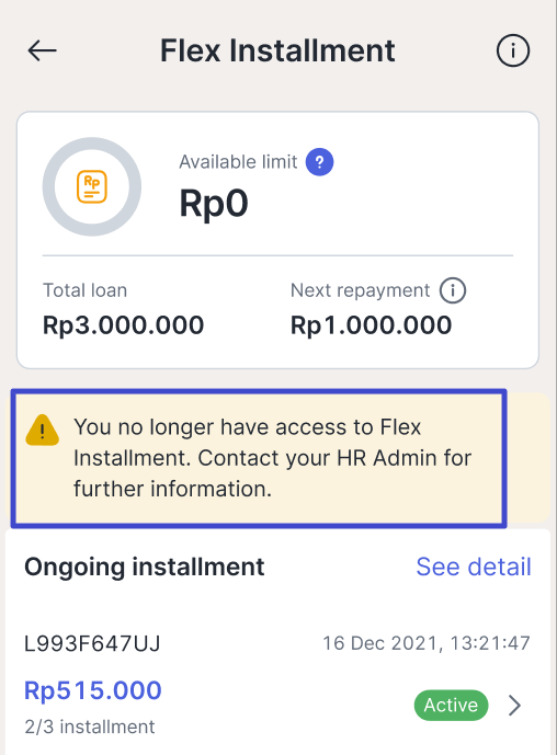 Penyebab Request Flex Installment Tidak Dapat Diakses pada Mekari Flex