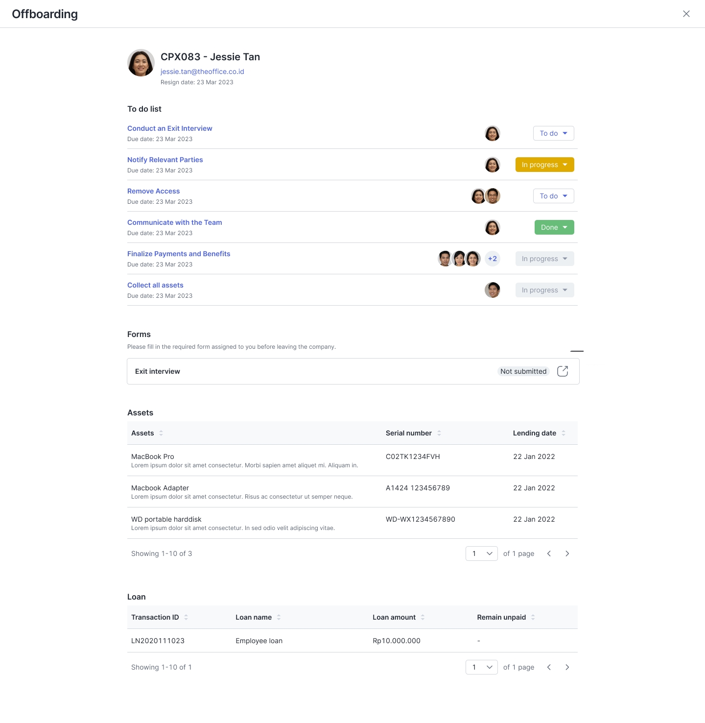 How do Employees Complete the Offboarding Process Mekari Talenta