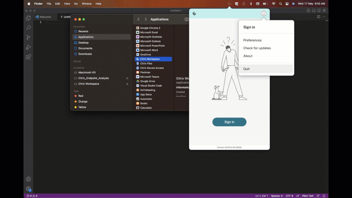 Lizenzgebühren Am weitesten Ozeanien citrix workspace mac 10.13