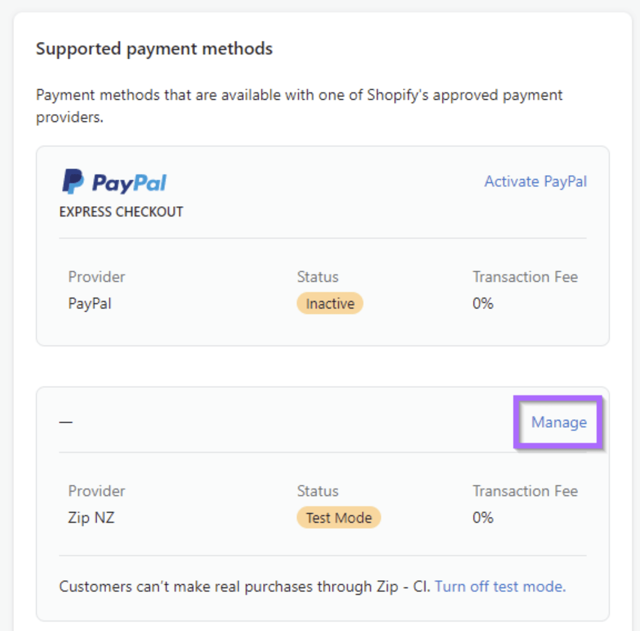 NZ Shopify Update Zip Co NZ