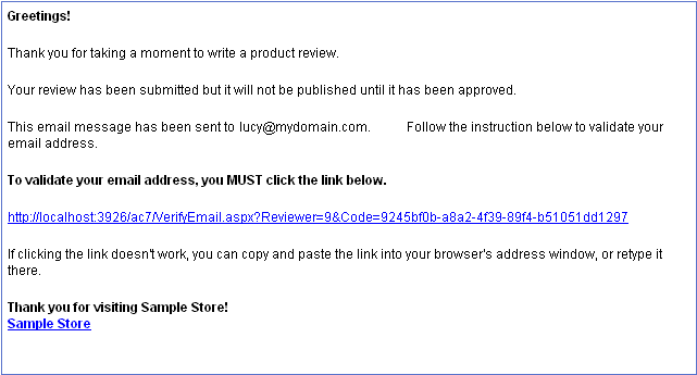 Product Reviews