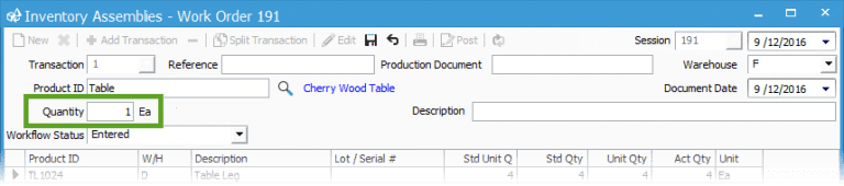 Building Custom/Process Assembly Products Acctivate Help