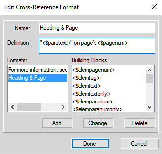 Cross-references