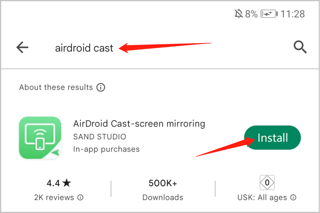 How to Mirror a Computer Screen to an Android Device via AirDroid Cast