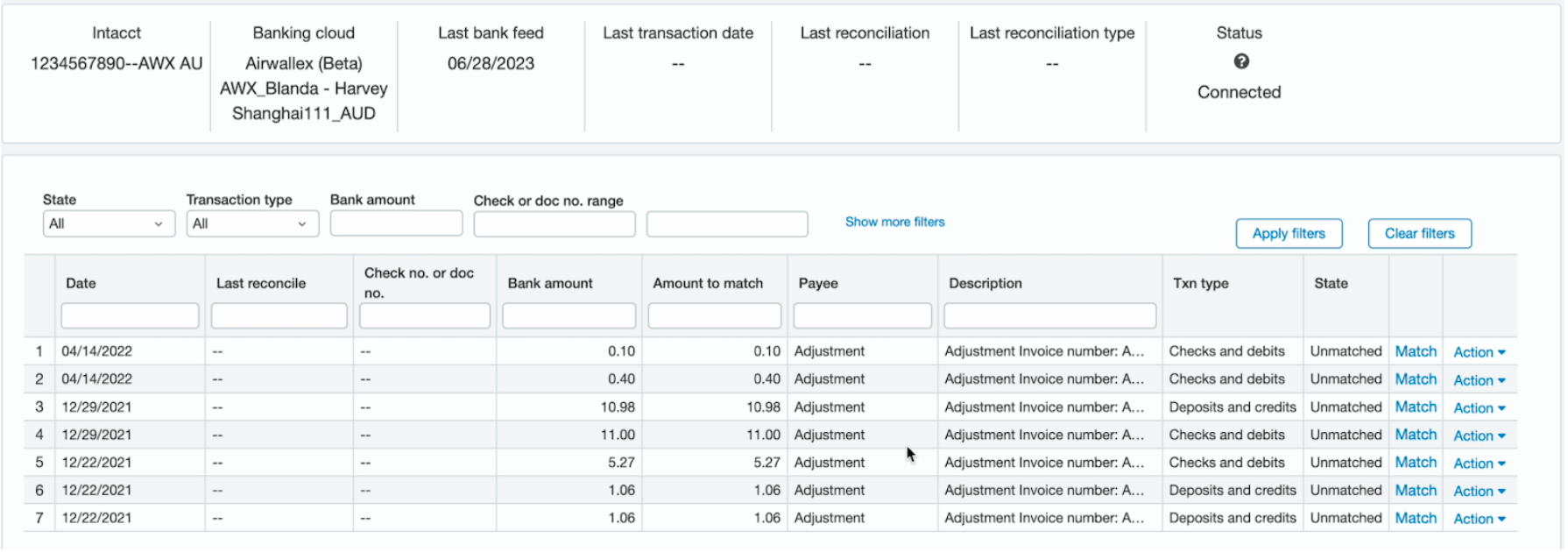 Sage Bank Feeds Airwallex Help Centre