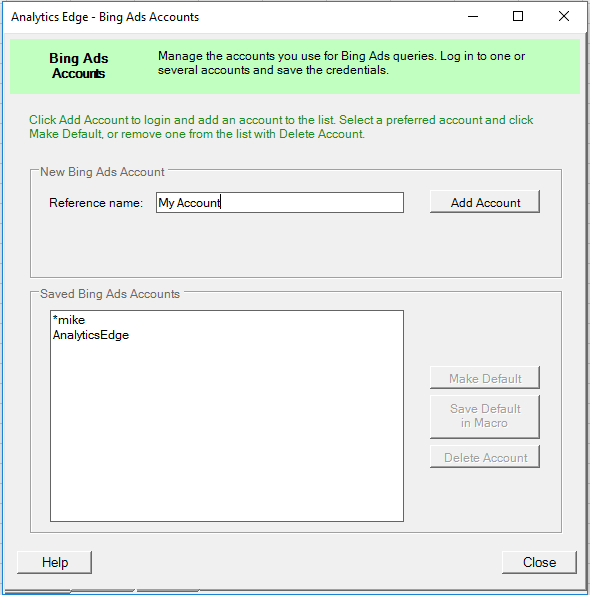 Bing Ads Analytics Edge Help Bing Ads Analytics Edge Help