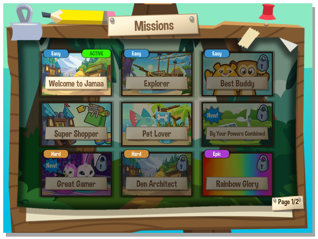 What are Missions? Animal Jam
