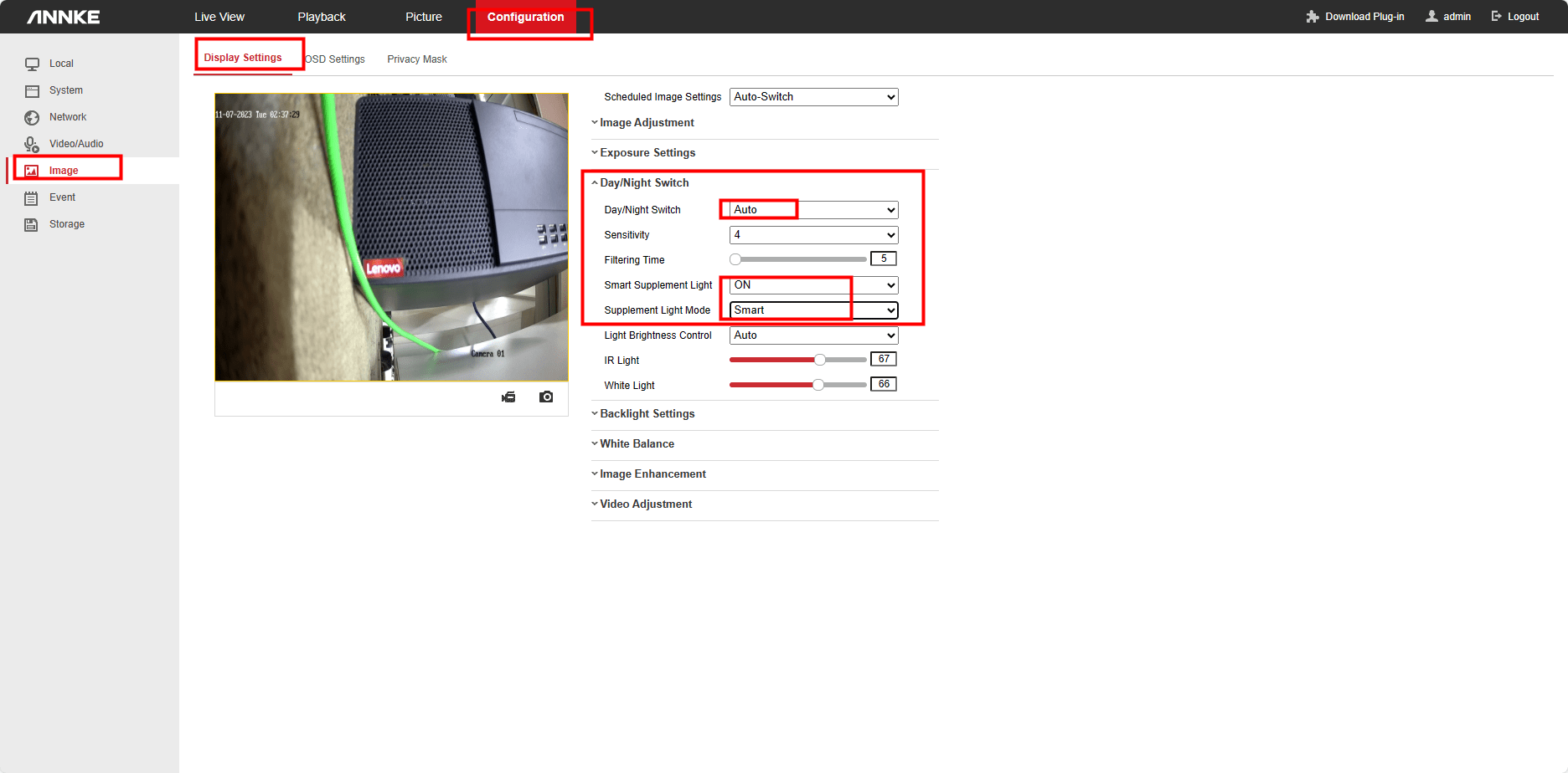 Annke Vision How to Make the Smart Dual Light IP Camera Light When