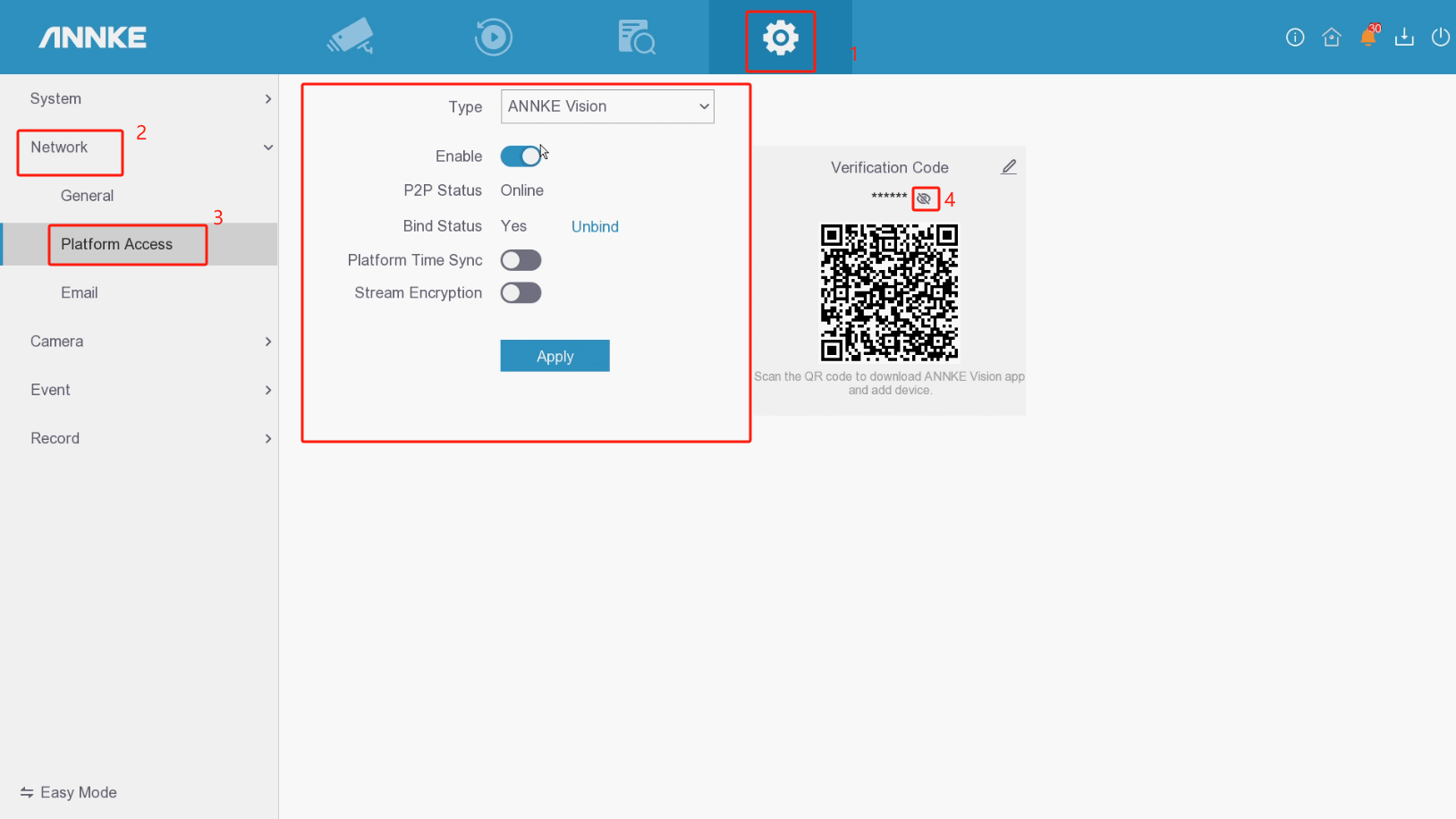 Annke VisionHow to Find The Encryption Password / Verification Code