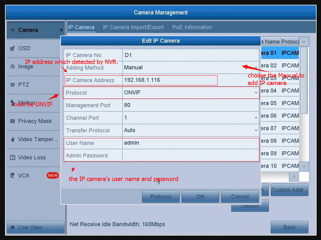 ANNKE Vision - How to Connect IP Camera of Different Brand to ANNKE NVR