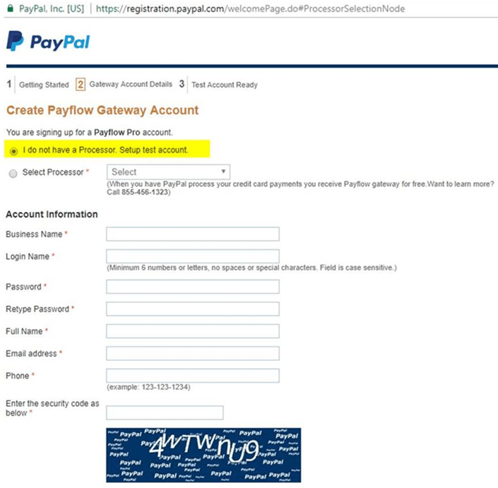 Payment Processing with PayPal