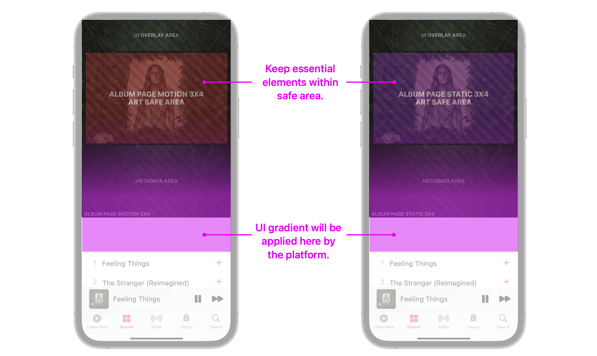 Apple Music Album Motion Guidelines