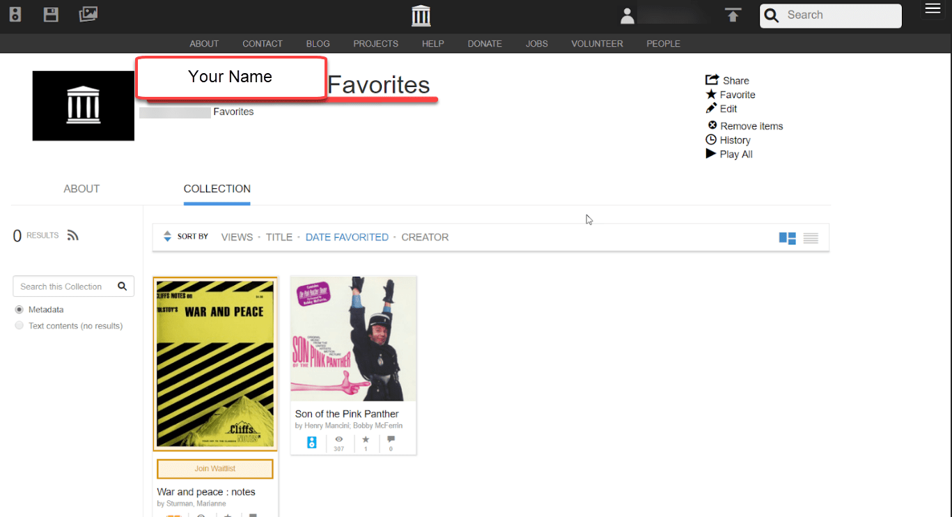 Favorites A Basic Guide Archive Help Center