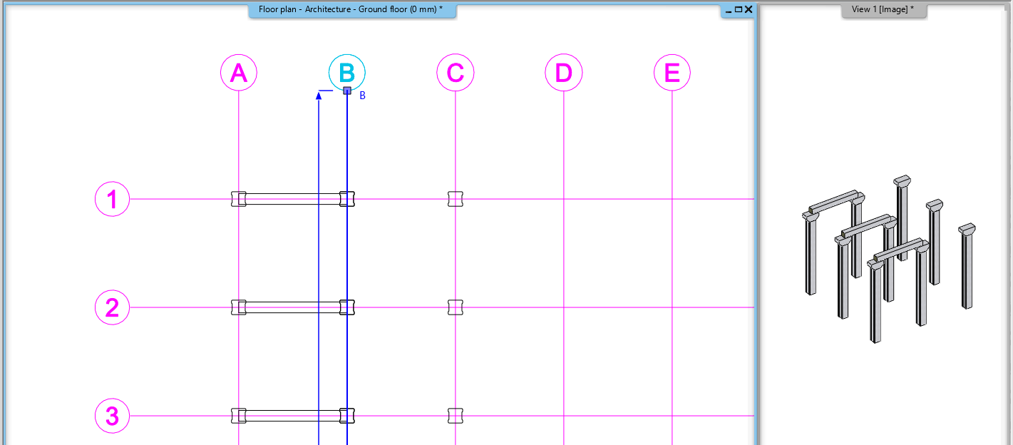 Creating architectural grid lines ARCHLine.XP
