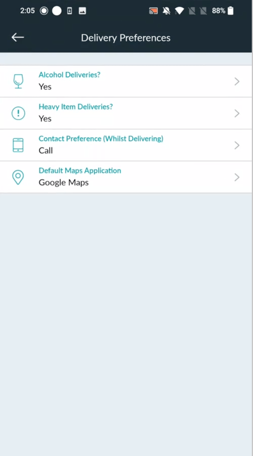 Update Your Contact Preferences Sherpa Drivers