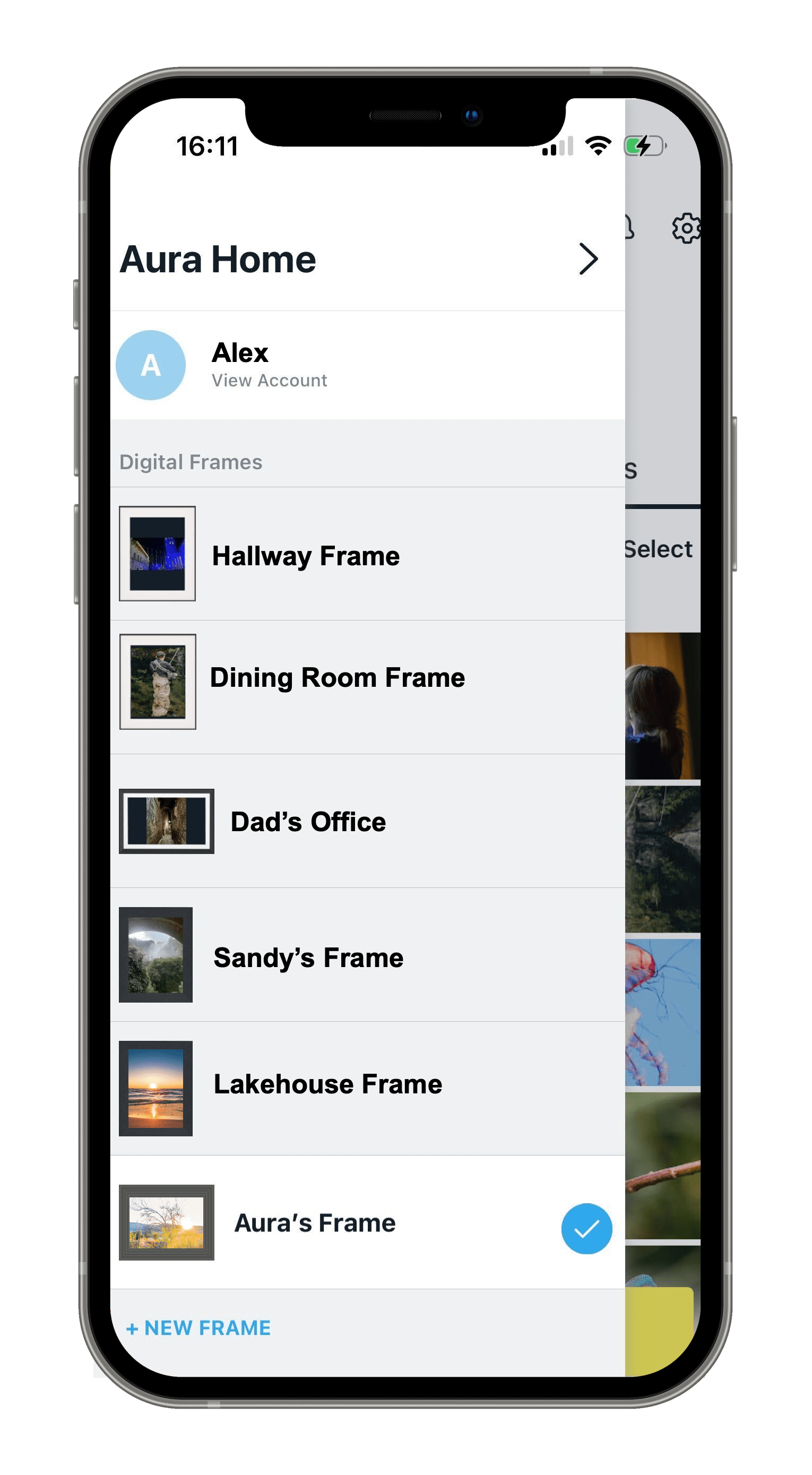 Renaming your Aura Frame – Aura Help Center