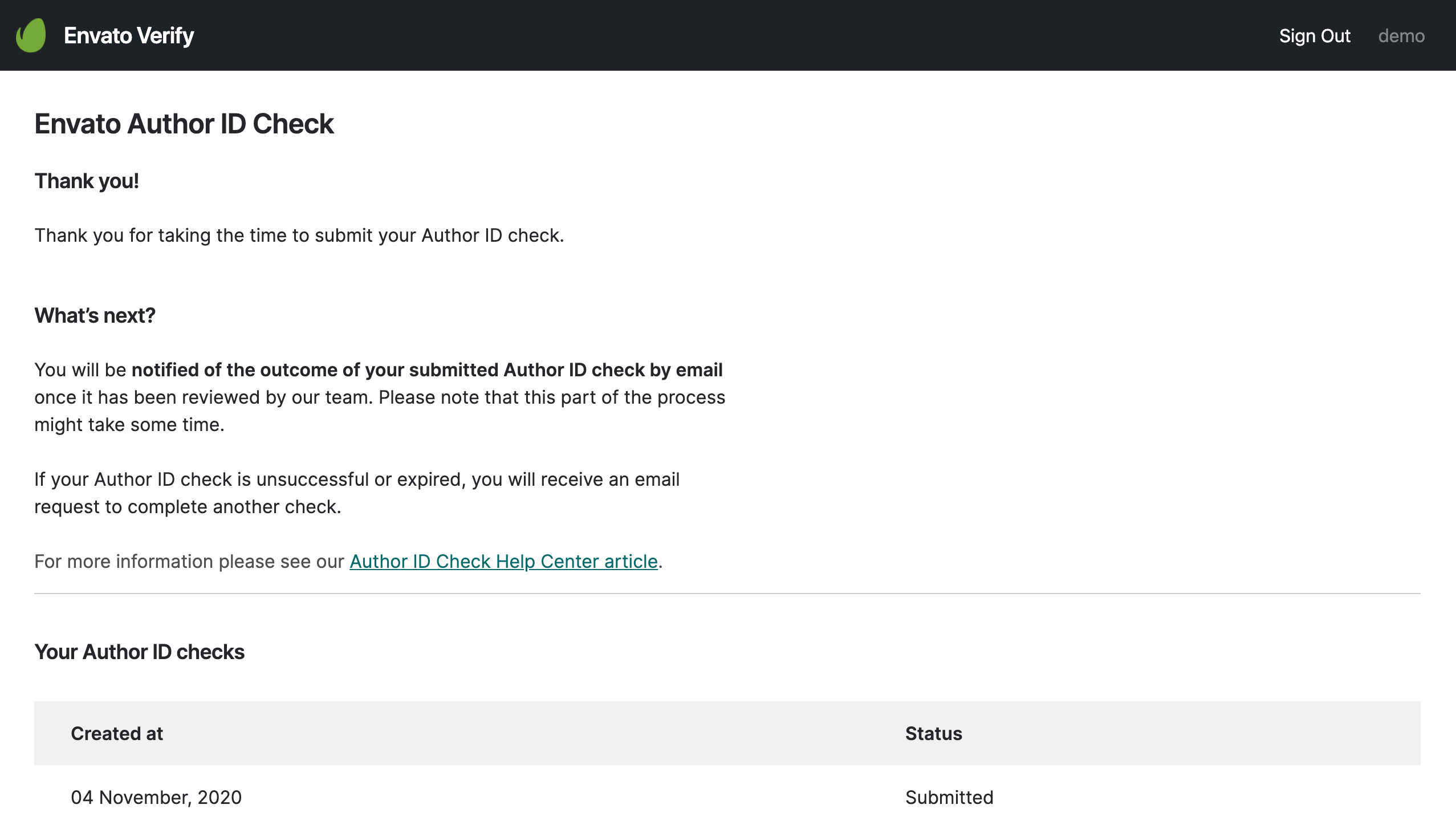 Author ID Checks Envato Author Support Help Center